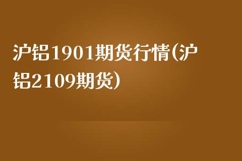沪铝1901期货行情(沪铝2109期货)_https://www.zztgc.com_期货行情_第1张