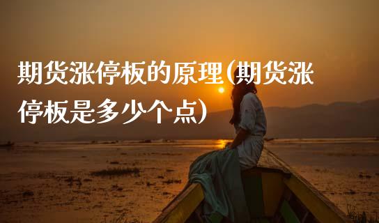 期货涨停板的原理(期货涨停板是多少个点)_https://www.zztgc.com_期货入门_第1张