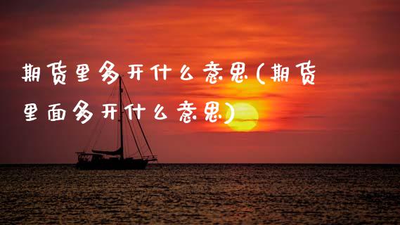 期货里多开什么意思(期货里面多开什么意思)_https://www.zztgc.com_期货入门_第1张