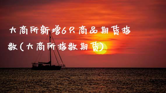 大商所新增6只商品期货指数(大商所指数期货)_https://www.zztgc.com_期货入门_第1张
