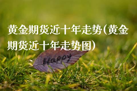黄金期货近十年走势(黄金期货近十年走势图)_https://www.zztgc.com_原油期货_第1张