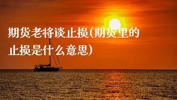 期货老将谈止损(期货里的止损是什么意思)_https://www.zztgc.com_期货入门_第1张