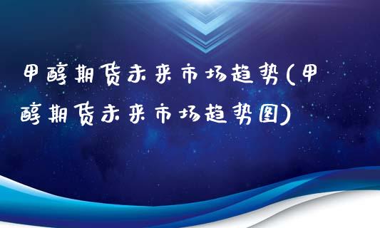 甲醇期货未来市场趋势(甲醇期货未来市场趋势图)_https://www.zztgc.com_期货入门_第1张