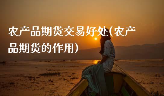 农产品期货交易好处(农产品期货的作用)_https://www.zztgc.com_黄金期货_第1张