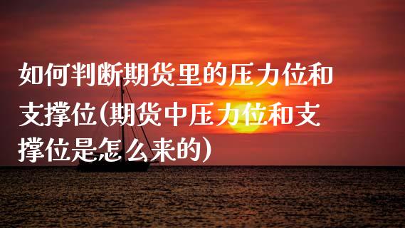 如何判断期货里的压力位和支撑位(期货中压力位和支撑位是怎么来的)_https://www.zztgc.com_期货行情_第1张