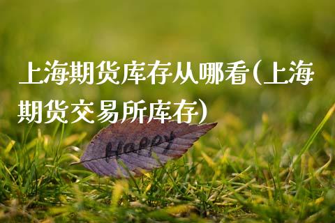 上海期货库存从哪看(上海期货交易所库存)_https://www.zztgc.com_原油期货_第1张