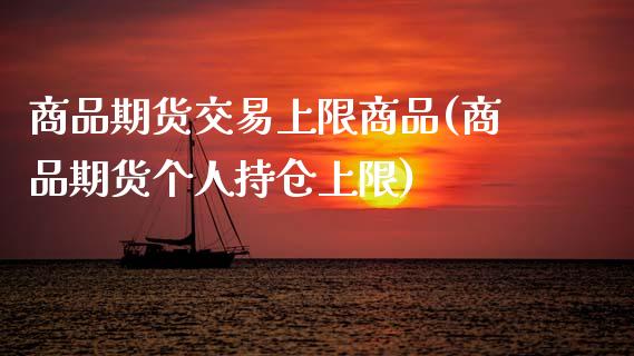 商品期货交易上限商品(商品期货个人持仓上限)_https://www.zztgc.com_期货入门_第1张