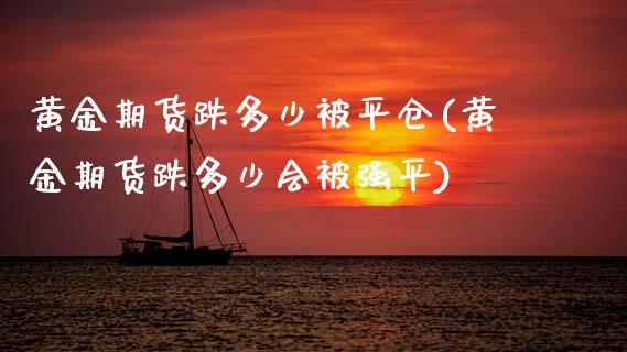 黄金期货跌多少被平仓(黄金期货跌多少会平)_https://www.zztgc.com_期货入门_第1张
