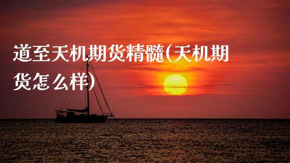 道至天机期货精髓(天机期货怎么样)_https://www.zztgc.com_黄金期货_第1张