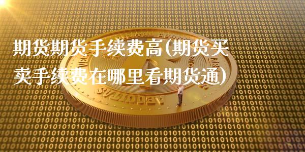 期货期货手续费高(期货买卖手续费在哪里看期货通)_https://www.zztgc.com_原油期货_第1张