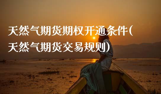 天然气期货期权开通条件(天然气期货交易规则)_https://www.zztgc.com_黄金期货_第1张
