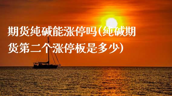期货纯碱能涨停吗(纯碱期货第二个涨停板是多少)_https://www.zztgc.com_原油期货_第1张