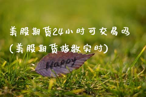美股期货24小时可交易吗(美股期货指数实时)_https://www.zztgc.com_期货入门_第1张