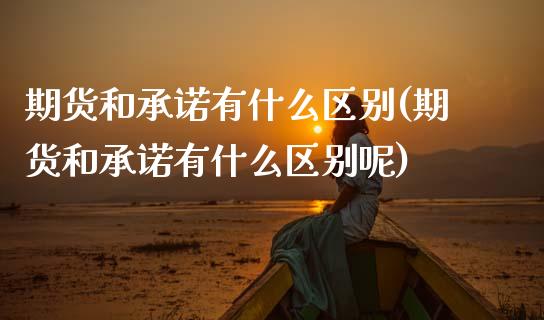 期货和承诺有什么区别(期货和承诺有什么区别呢)_https://www.zztgc.com_期货入门_第1张