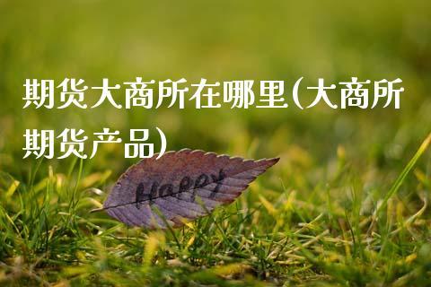 期货大商所在哪里(大商所期货产品)_https://www.zztgc.com_原油期货_第1张