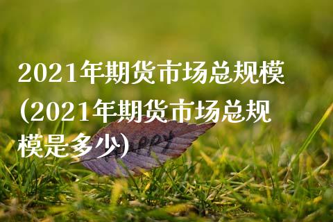 2021年期货市场总规模(2021年期货市场总规模是多少)_https://www.zztgc.com_期货开户_第1张