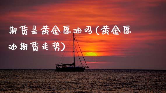 期货是黄金原油吗(黄金原油期货走势)_https://www.zztgc.com_黄金期货_第1张