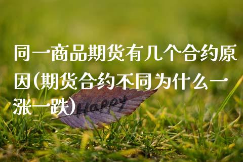 同一商品期货有几个合约原因(期货合约不同为什么一涨一跌)_https://www.zztgc.com_期货直播_第1张