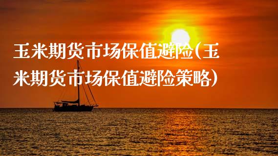 玉米期货市场保值避险(玉米期货市场保值避险策略)_https://www.zztgc.com_期货行情_第1张