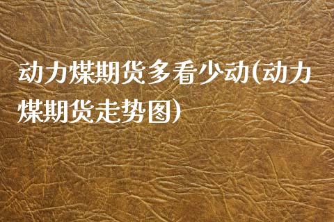 动力煤期货多看少动(动力煤期货走势图)_https://www.zztgc.com_期货入门_第1张