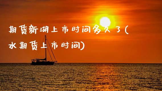 期货新湖上市时间多久了(水期货上市时间)_https://www.zztgc.com_期货入门_第1张