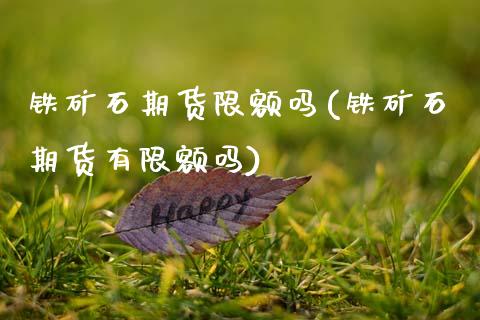 铁矿石期货限额吗(铁矿石期货有限额吗)_https://www.zztgc.com_黄金期货_第1张