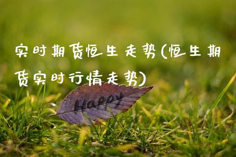 实时期货恒生走势(恒生期货实时行情走势)_https://www.zztgc.com_期货入门_第1张