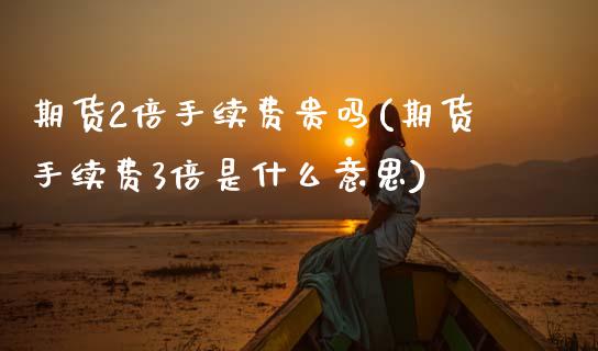 期货2倍手续费贵吗(期货手续费3倍是什么意思)_https://www.zztgc.com_期货行情_第1张