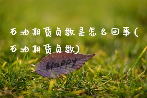 石油期货负数是怎么回事(石油期货负数)_https://www.zztgc.com_期货直播_第1张