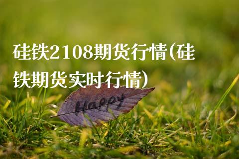 硅铁2108期货行情(硅铁期货实时行情)_https://www.zztgc.com_期货直播_第1张