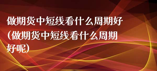 做期货中短线看什么周期好(做期货中短线看什么周期好呢)_https://www.zztgc.com_期货入门_第1张