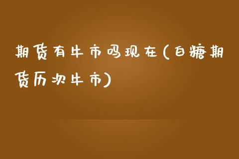 期货有牛市吗现在(白糖期货历次牛市)_https://www.zztgc.com_期货行情_第1张