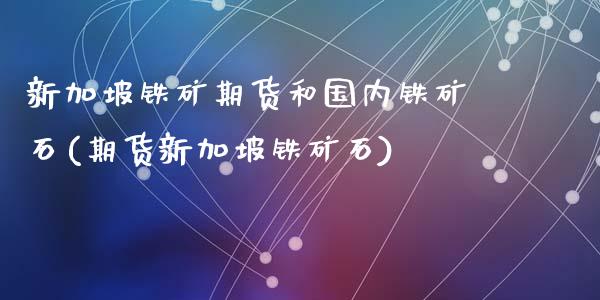 新加坡铁矿期货和国内铁矿石(期货新加坡铁矿石)_https://www.zztgc.com_黄金期货_第1张