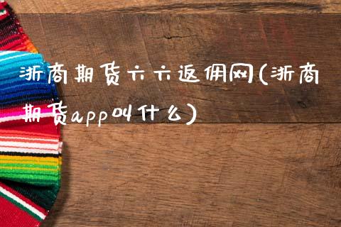 浙商期货六六返佣网(浙商期货app叫什么)_https://www.zztgc.com_期货入门_第1张