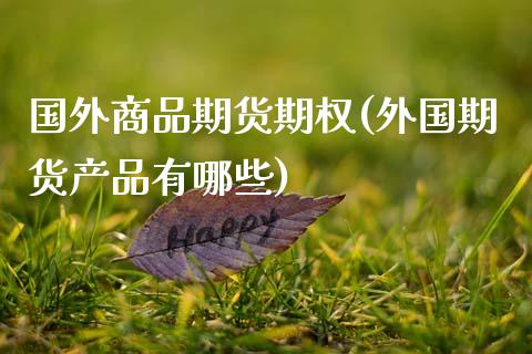 国外商品期货期权(外国期货产品有哪些)_https://www.zztgc.com_期货行情_第1张