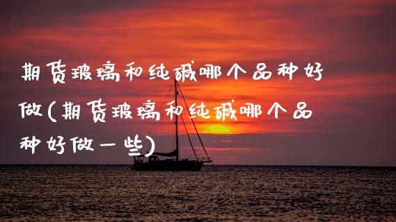 期货玻璃和纯碱哪个品种好做(期货玻璃和纯碱哪个品种好做一些)_https://www.zztgc.com_期货入门_第1张