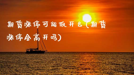 期货涨停可能低开么(期货涨停会高开吗)_https://www.zztgc.com_原油期货_第1张