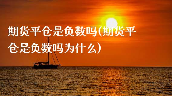 期货平仓是负数吗(期货平仓是负数吗为什么)_https://www.zztgc.com_期货入门_第1张