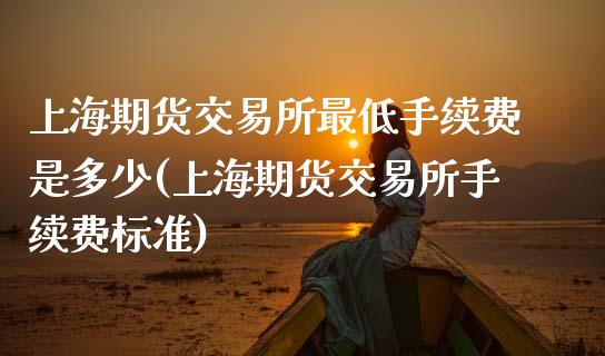 上海期货交易所最低手续费是多少(上海期货交易所手续费标准)_https://www.zztgc.com_期货直播_第1张