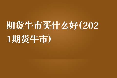 期货牛市买什么好(2021期货牛市)_https://www.zztgc.com_期货入门_第1张