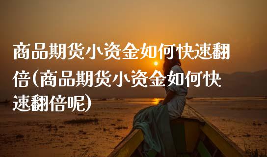 商品期货小资金如何快速翻倍(商品期货小资金如何快速翻倍呢)_https://www.zztgc.com_期货入门_第1张