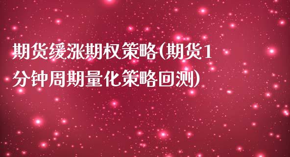 期货缓涨期权策略(期货1分钟周期量化策略回测)_https://www.zztgc.com_期货行情_第1张