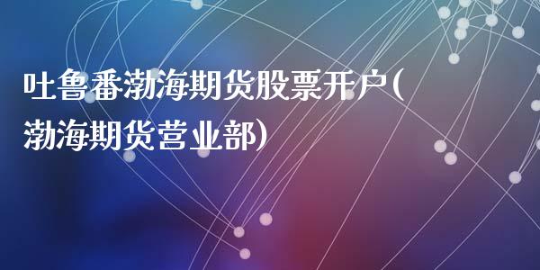 吐鲁番渤海期货股票开户(渤海期货营业部)_https://www.zztgc.com_黄金期货_第1张