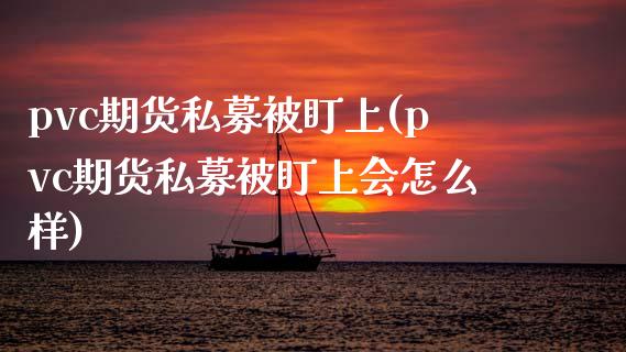 pvc期货私募被盯上(pvc期货私募被盯上会怎么样)_https://www.zztgc.com_原油期货_第1张
