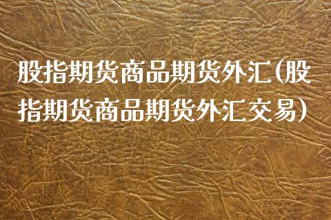 股指期货商品期货外汇(股指期货商品期货外汇交易)_https://www.zztgc.com_期货直播_第1张