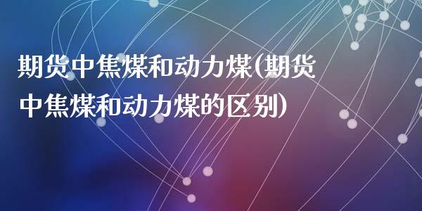 期货中焦煤和动力煤(期货中焦煤和动力煤的区别)_https://www.zztgc.com_期货行情_第1张