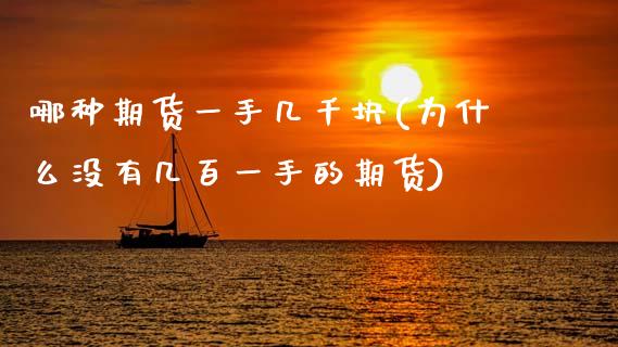 哪种期货一手几千块(为什么没有几百一手的期货)_https://www.zztgc.com_期货行情_第1张