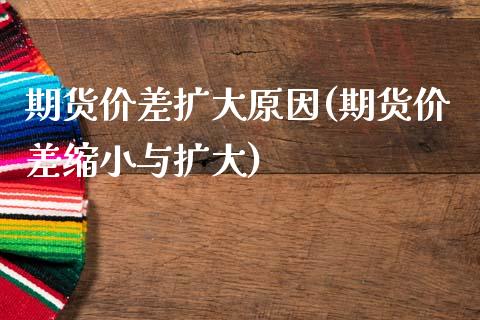期货价差扩大原因(期货价差缩小与扩大)_https://www.zztgc.com_黄金期货_第1张