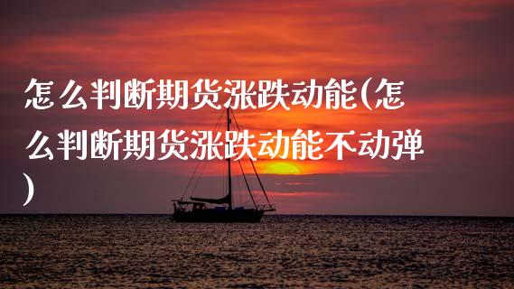 怎么判断期货涨跌动能(怎么判断期货涨跌动能不动弹)_https://www.zztgc.com_期货直播_第1张