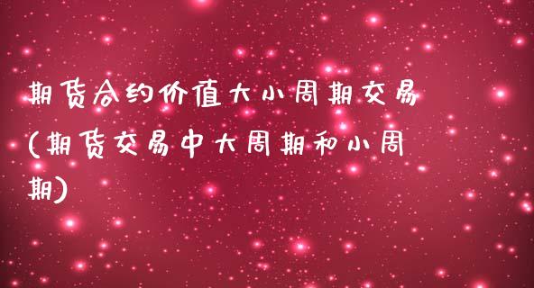 期货合约价值大小周期交易(期货交易中大周期和小周期)_https://www.zztgc.com_期货开户_第1张